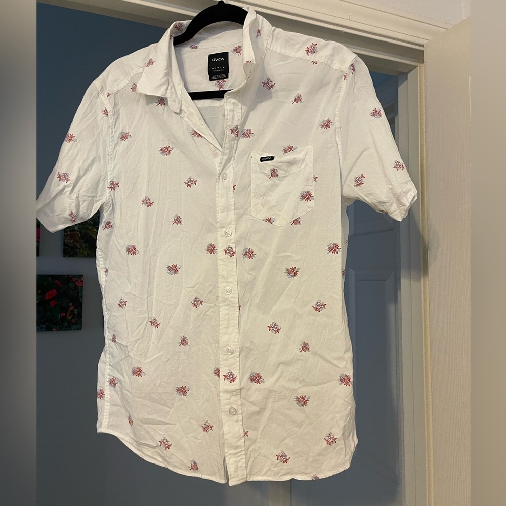 Medium rvca short sleeve button down